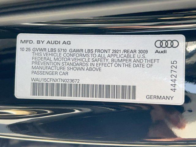 new 2026 Audi A6 car, priced at $64,686