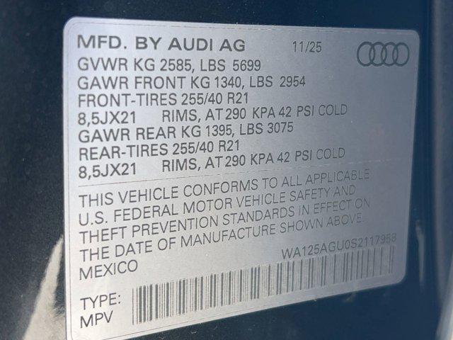 new 2025 Audi SQ5 car, priced at $70,631