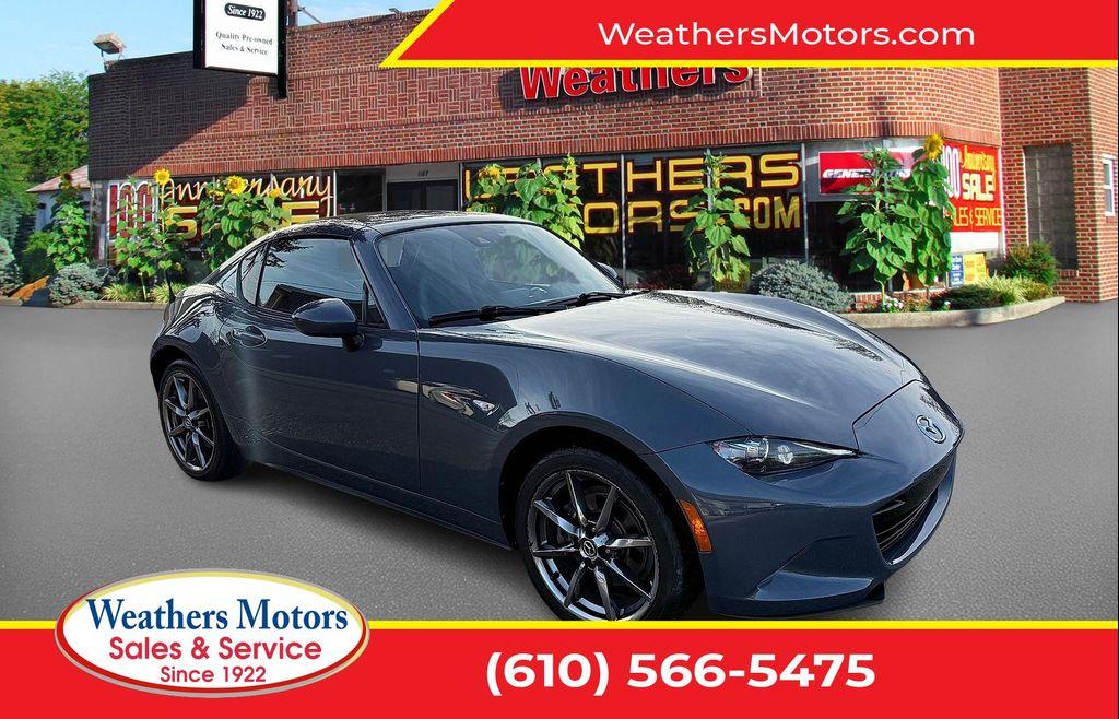 used 2021 Mazda MX-5 Miata RF car, priced at $20,538