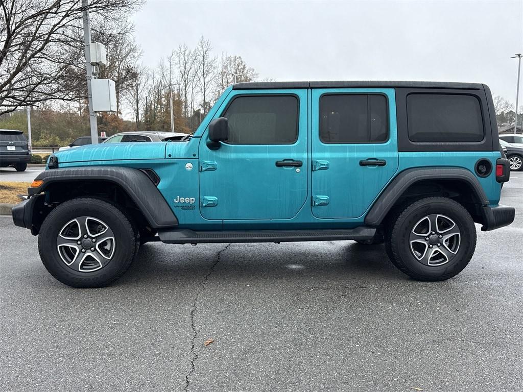 used 2020 Jeep Wrangler Unlimited car, priced at $22,500
