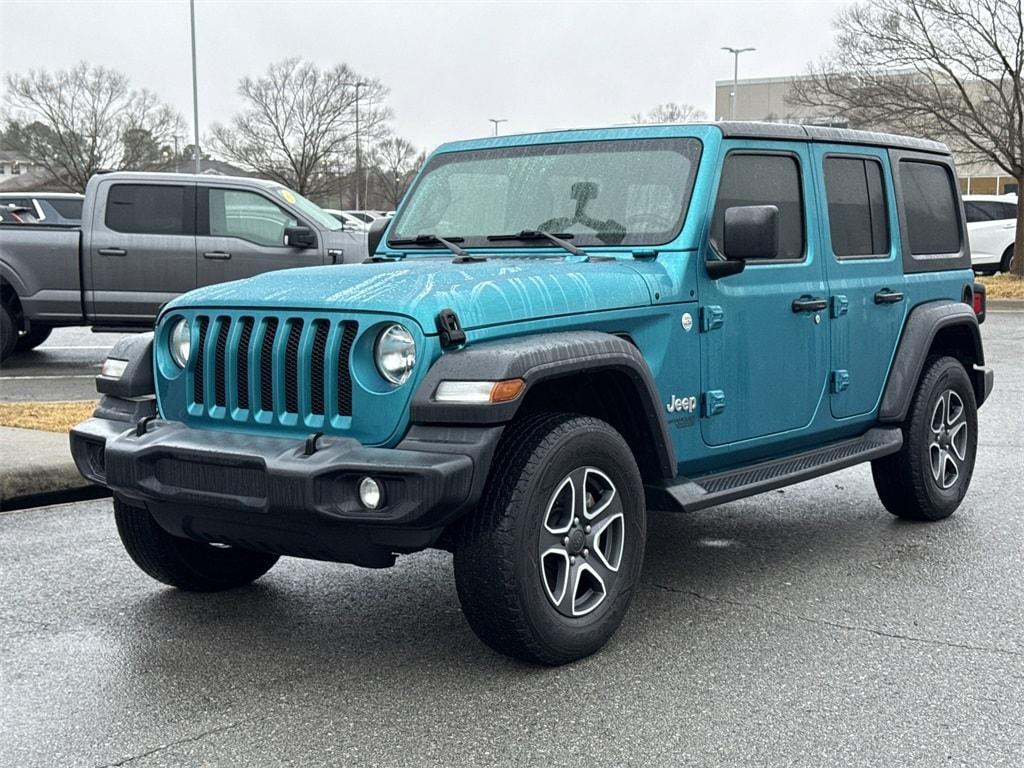 used 2020 Jeep Wrangler Unlimited car, priced at $22,500