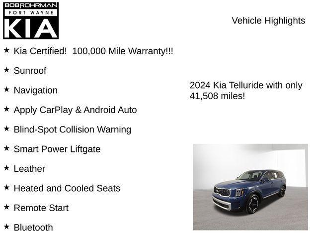 used 2024 Kia Telluride car, priced at $32,912