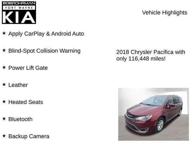 used 2018 Chrysler Pacifica car, priced at $13,277