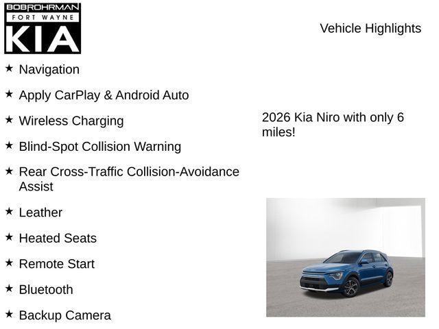 new 2026 Kia Niro car, priced at $31,690