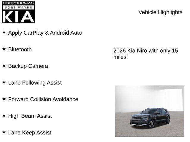 new 2026 Kia Niro car, priced at $28,114