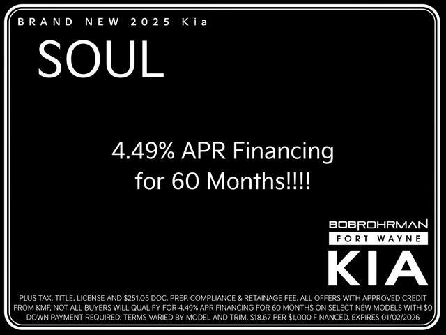 new 2025 Kia Soul car, priced at $20,815
