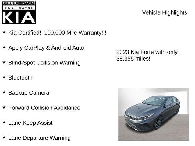 used 2023 Kia Forte car, priced at $17,920
