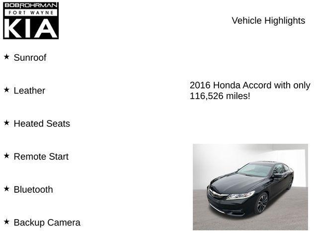 used 2016 Honda Accord car, priced at $15,984