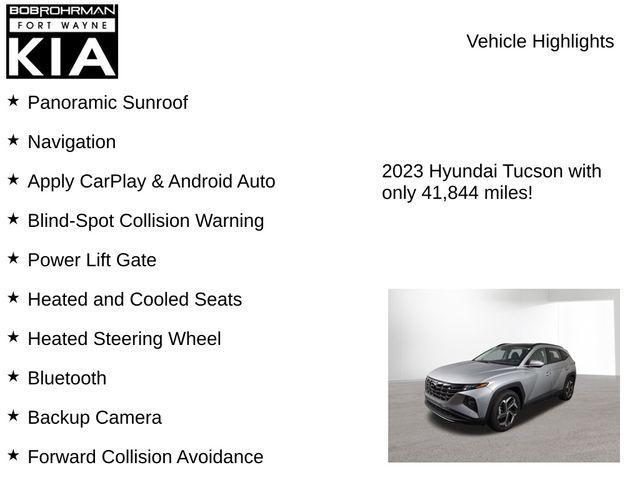 used 2023 Hyundai Tucson car, priced at $24,990