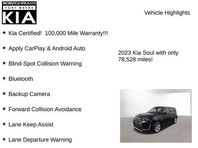 used 2023 Kia Soul car, priced at $13,859