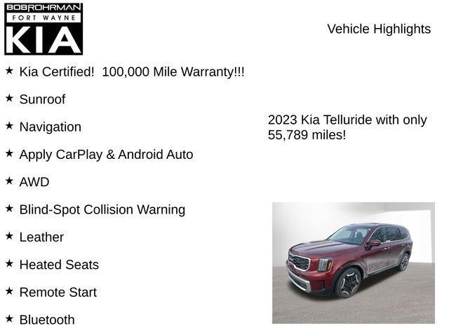 used 2023 Kia Telluride car, priced at $31,667