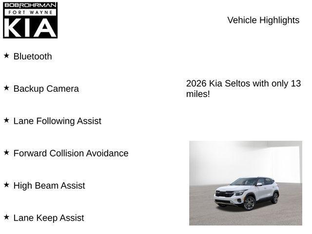 new 2026 Kia Seltos car, priced at $24,503