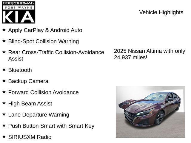 used 2025 Nissan Altima car, priced at $23,137