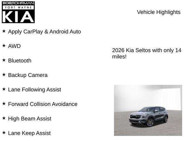 new 2026 Kia Seltos car, priced at $26,270