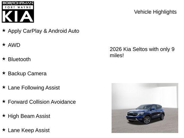 new 2026 Kia Seltos car, priced at $26,270
