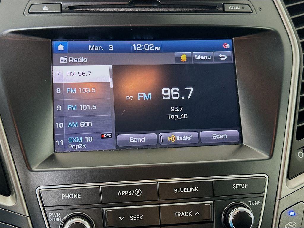 used 2017 Hyundai Santa Fe car, priced at $12,630