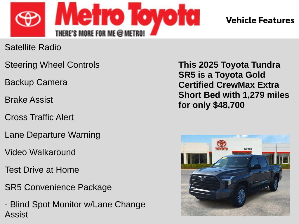 used 2025 Toyota Tundra car, priced at $48,700