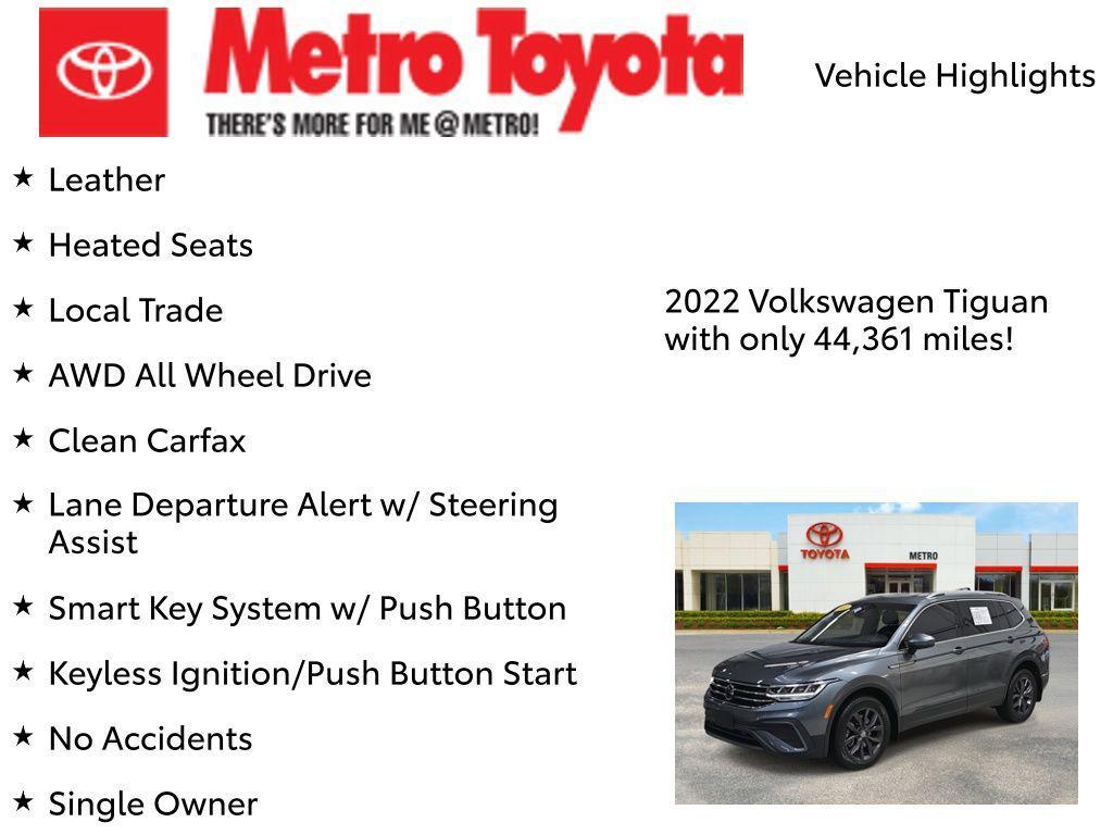 used 2022 Volkswagen Tiguan car, priced at $23,450