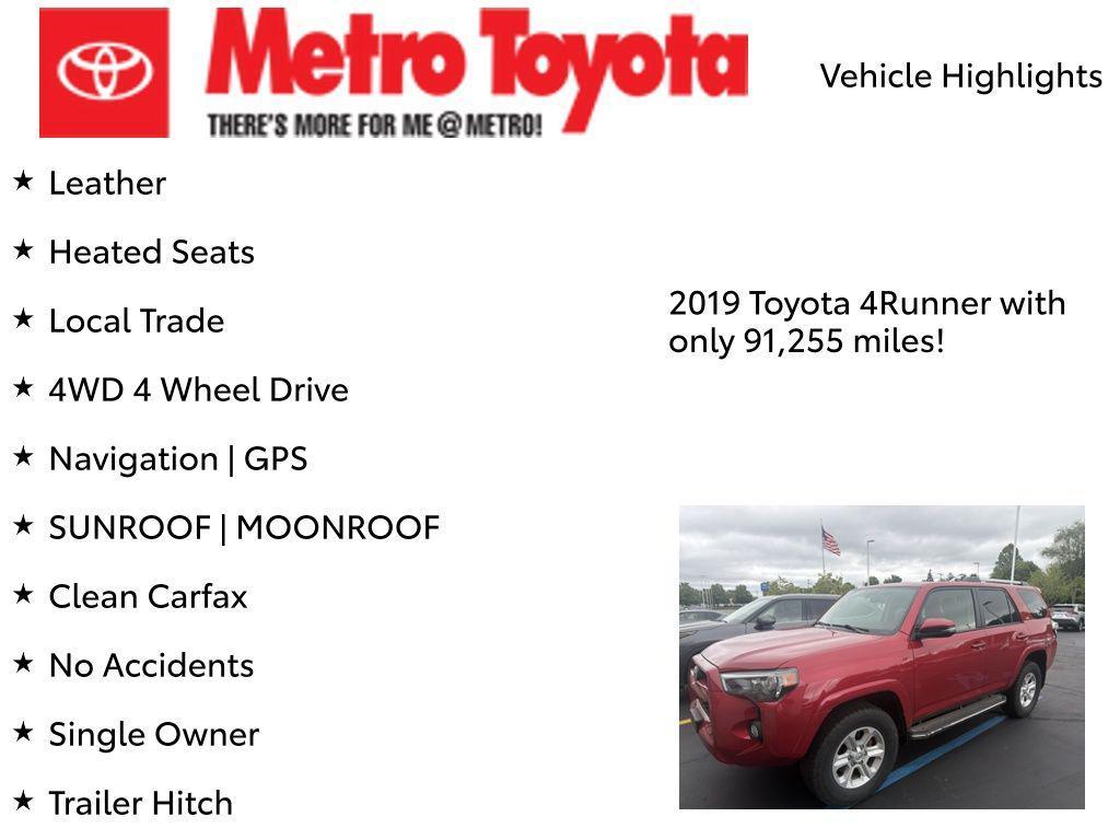 used 2019 Toyota 4Runner car, priced at $35,528