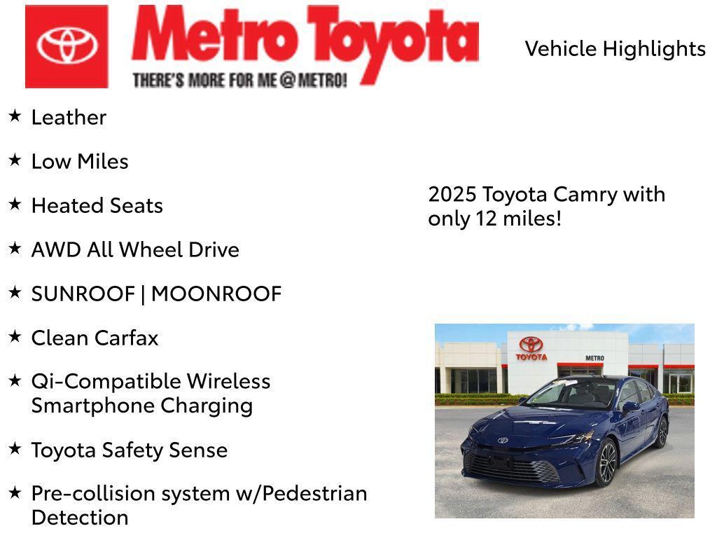 used 2025 Toyota Camry car, priced at $40,500