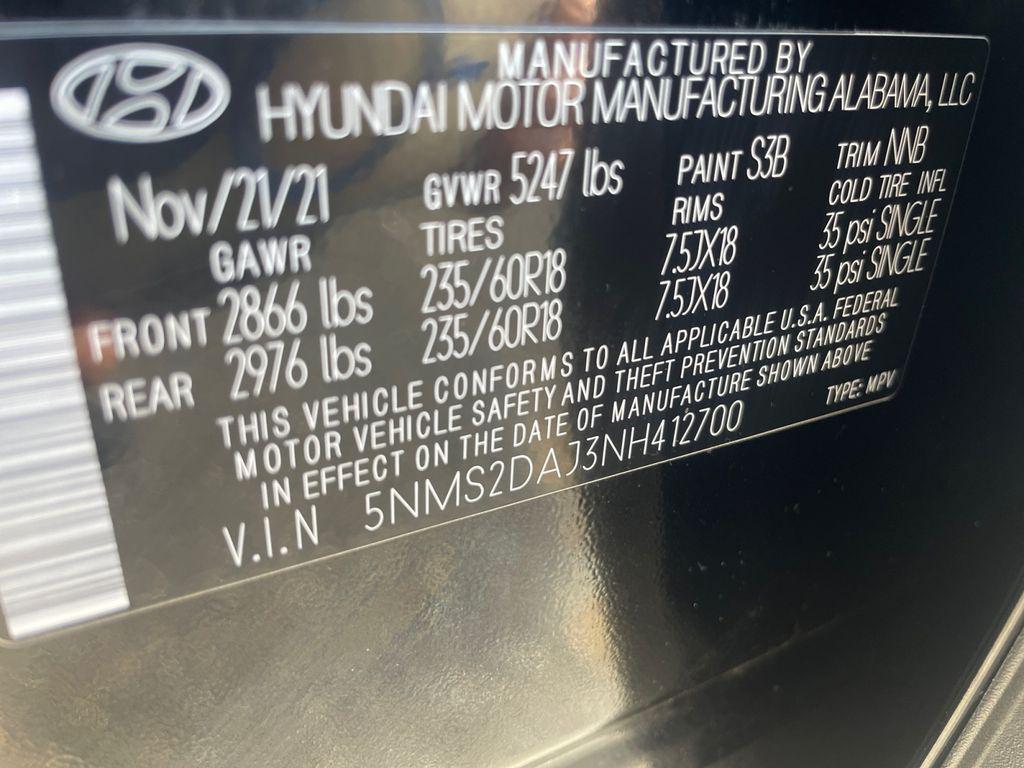 used 2022 Hyundai Santa Fe car, priced at $24,790