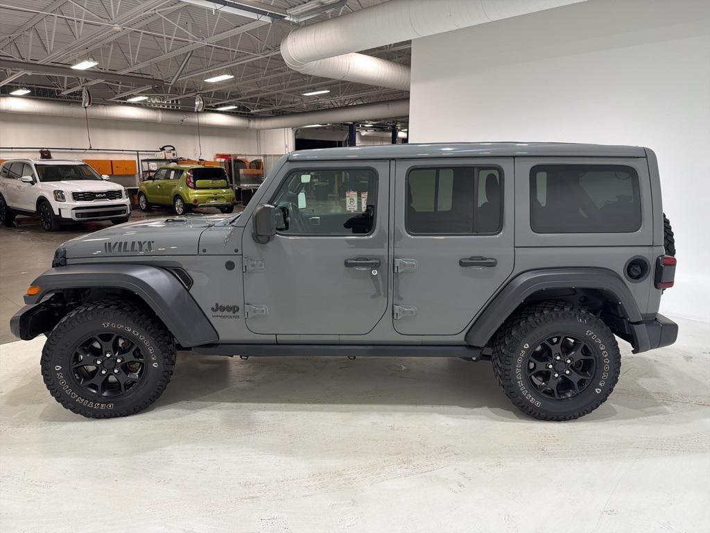 used 2022 Jeep Wrangler Unlimited car, priced at $27,494