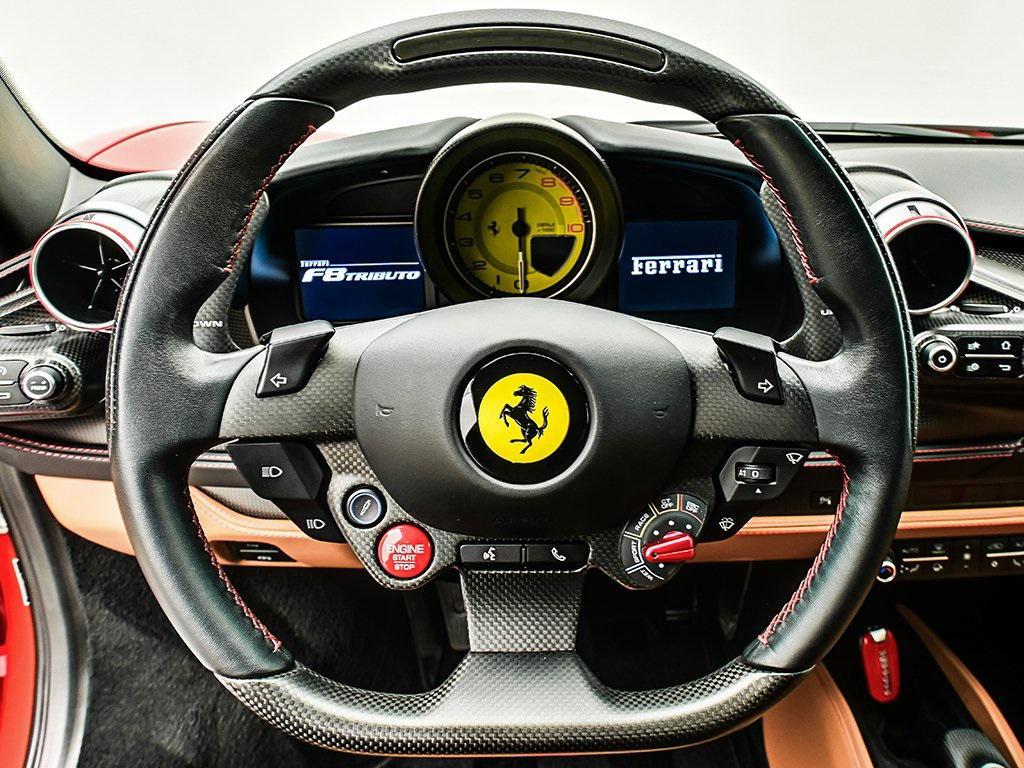 used 2021 Ferrari F8 Tributo car, priced at $340,000