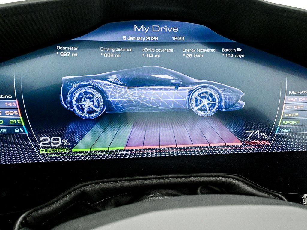 used 2023 Ferrari SF90 Spider car, priced at $640,000