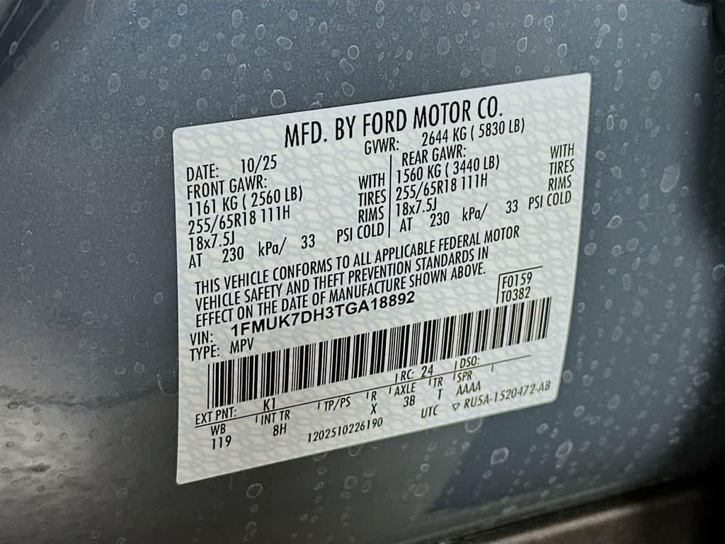 new 2026 Ford Explorer car, priced at $38,342