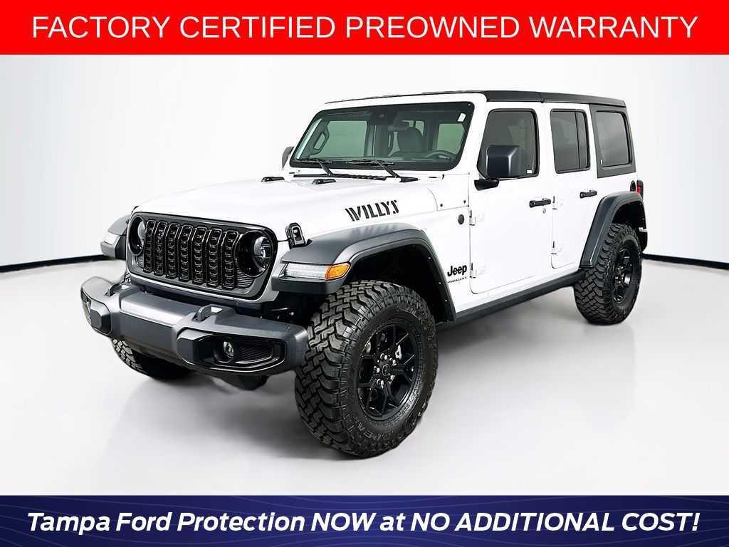 used 2024 Jeep Wrangler car, priced at $35,549