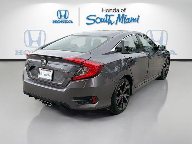 used 2021 Honda Civic car, priced at $15,252