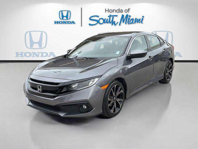 used 2021 Honda Civic car, priced at $15,252