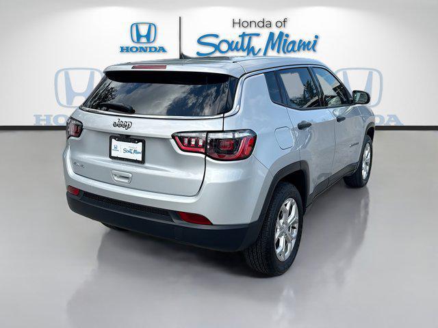 used 2024 Jeep Compass car, priced at $22,085