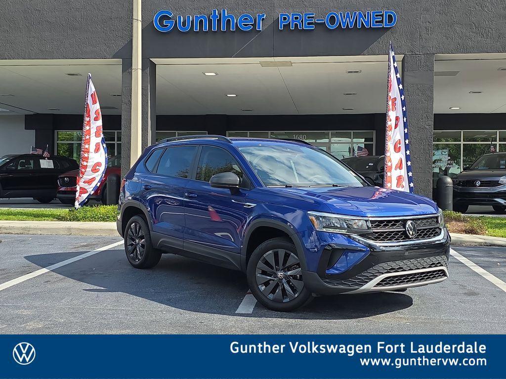 used 2024 Volkswagen Taos car, priced at $18,995