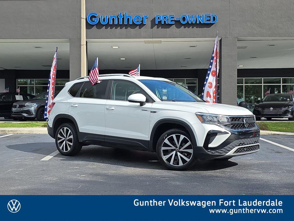 used 2023 Volkswagen Taos car, priced at $17,995