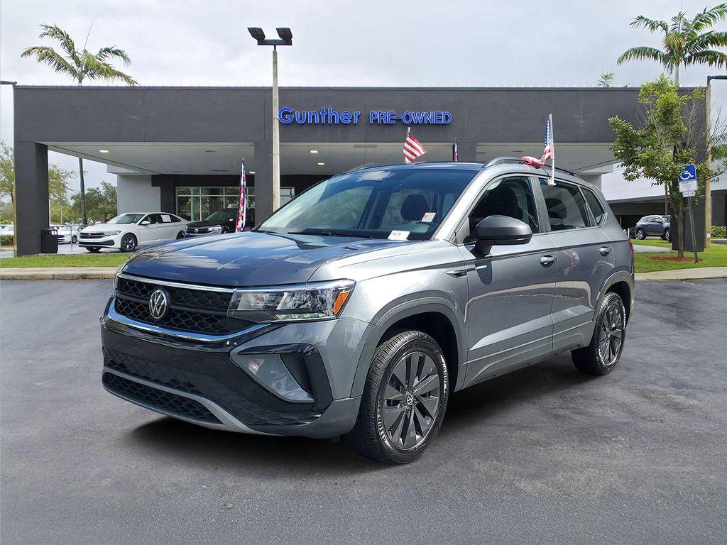 used 2023 Volkswagen Taos car, priced at $17,548