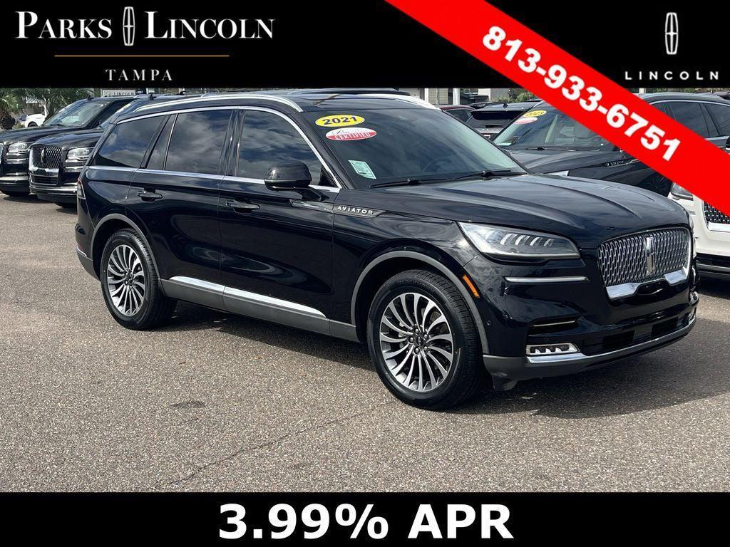 used 2021 Lincoln Aviator car, priced at $38,978