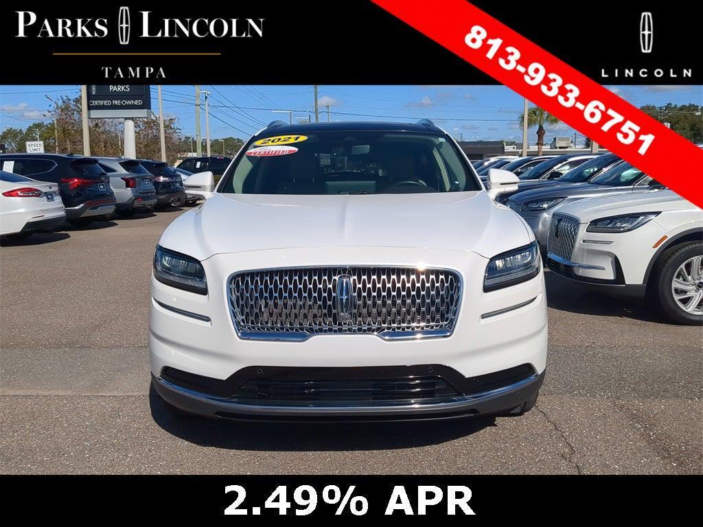 used 2021 Lincoln Nautilus car, priced at $30,910