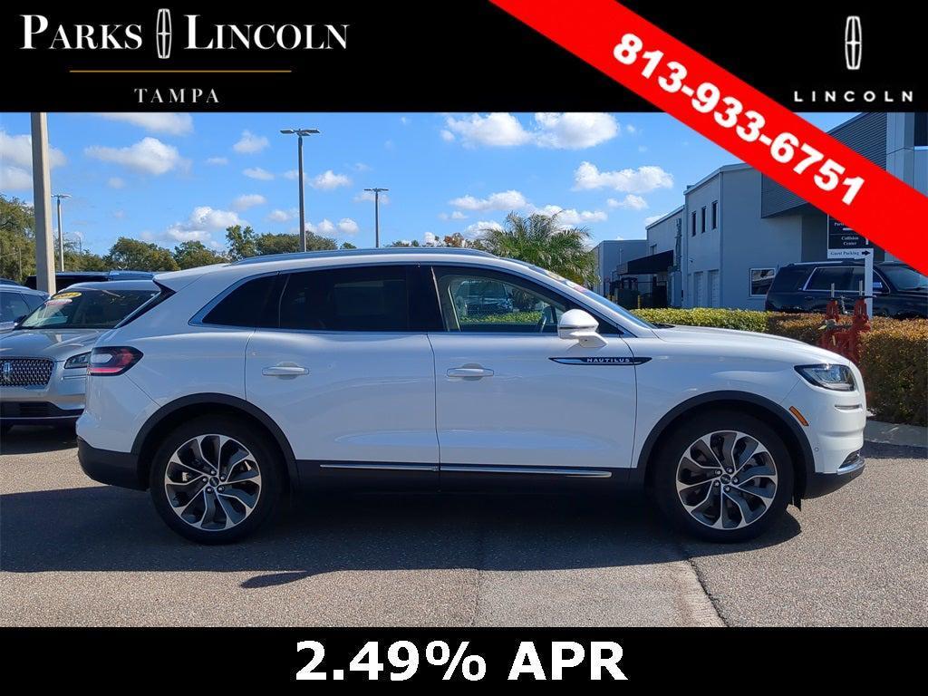 used 2021 Lincoln Nautilus car, priced at $30,910