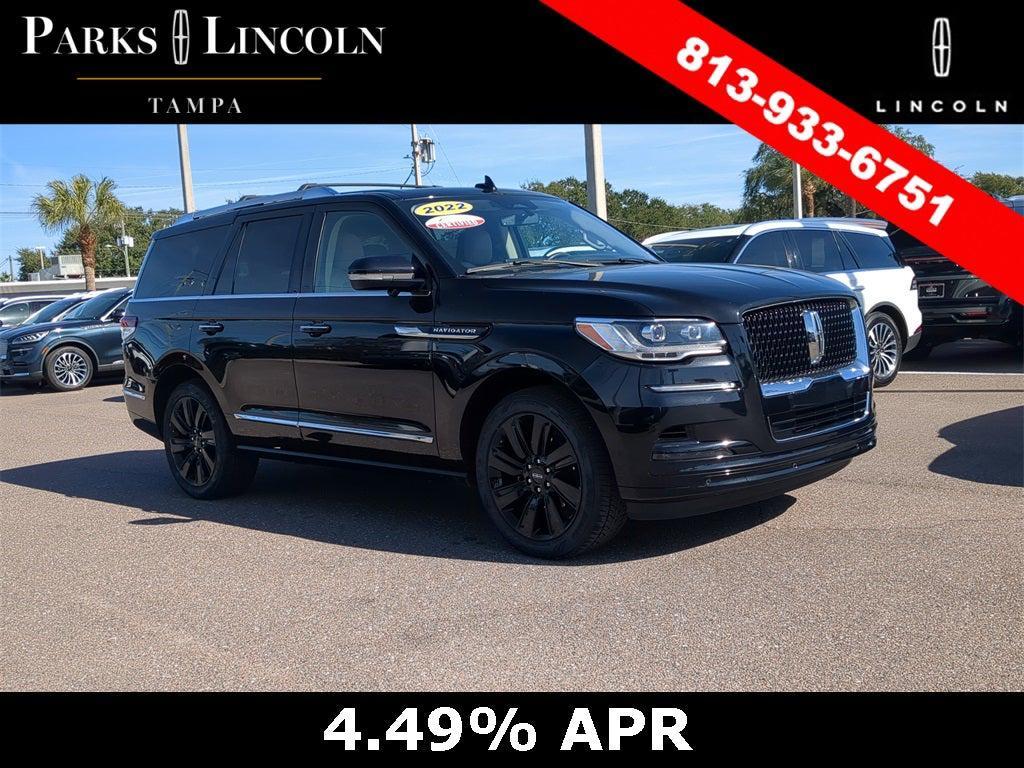 used 2022 Lincoln Navigator car, priced at $56,378