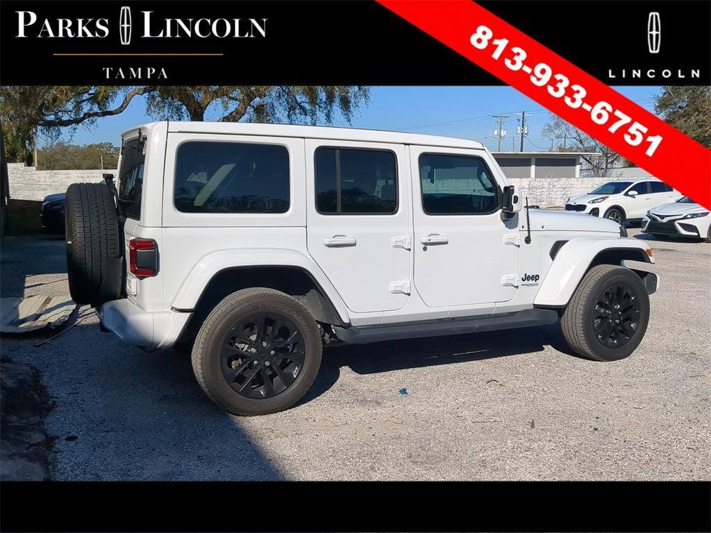 used 2021 Jeep Wrangler Unlimited 4xe car, priced at $27,496