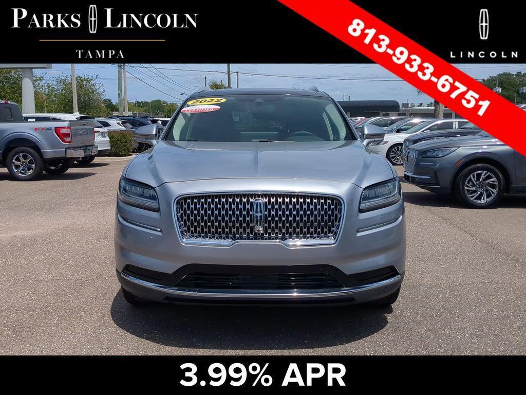 used 2022 Lincoln Nautilus car, priced at $35,481