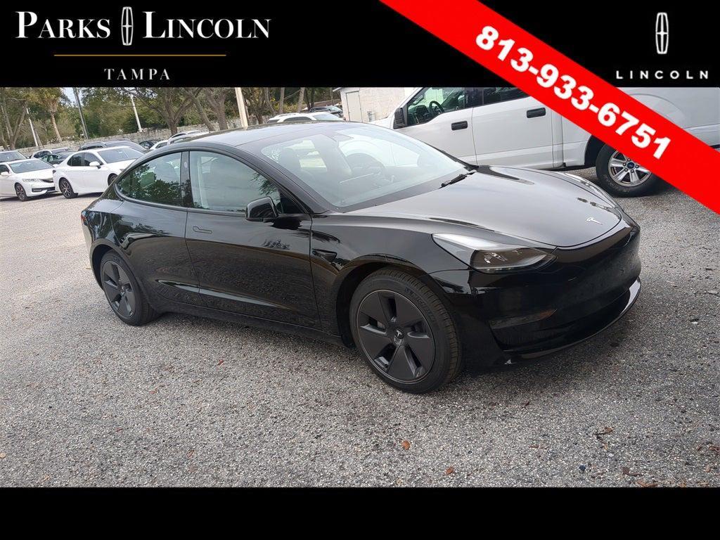 used 2022 Tesla Model 3 car, priced at $23,168