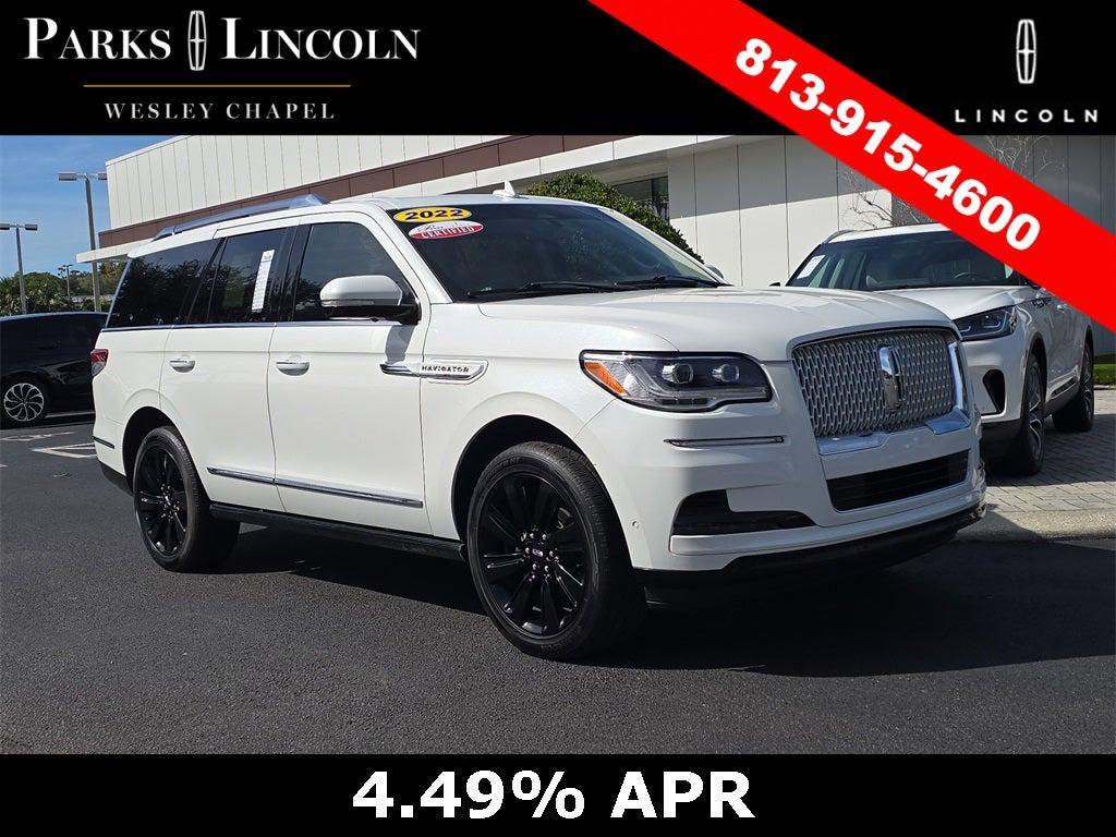 used 2022 Lincoln Navigator car, priced at $61,997