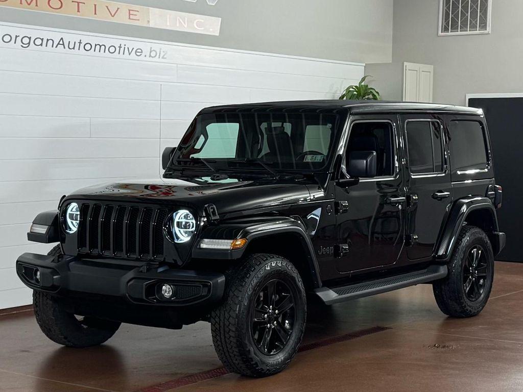 used 2022 Jeep Wrangler Unlimited car, priced at $34,987