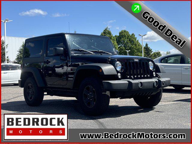 used 2017 Jeep Wrangler car, priced at $13,988