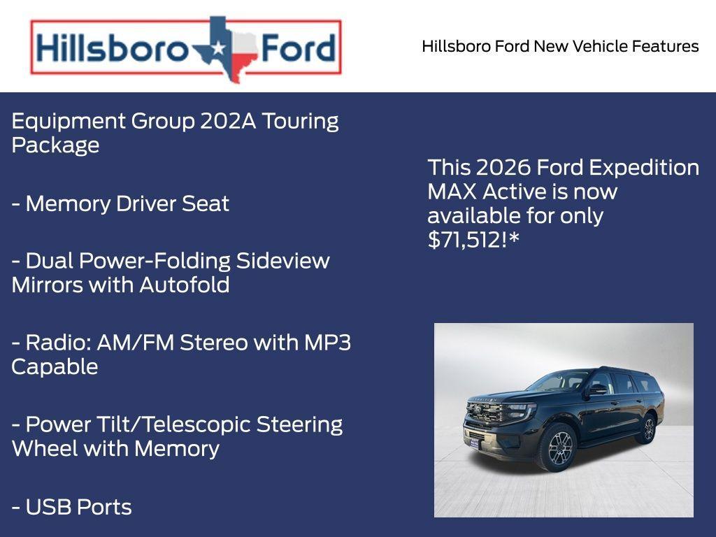 new 2026 Ford Expedition Max car, priced at $71,512