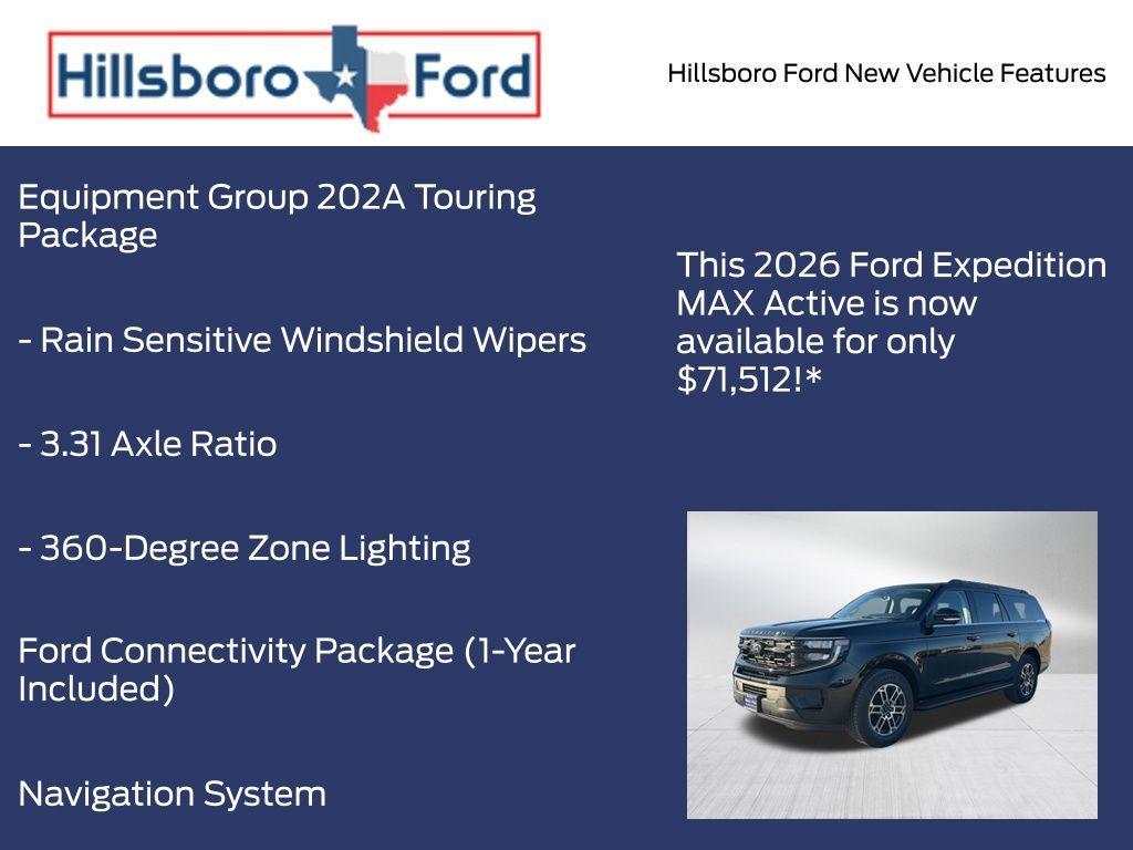 new 2026 Ford Expedition Max car, priced at $71,512