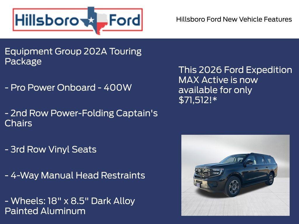 new 2026 Ford Expedition Max car, priced at $71,512