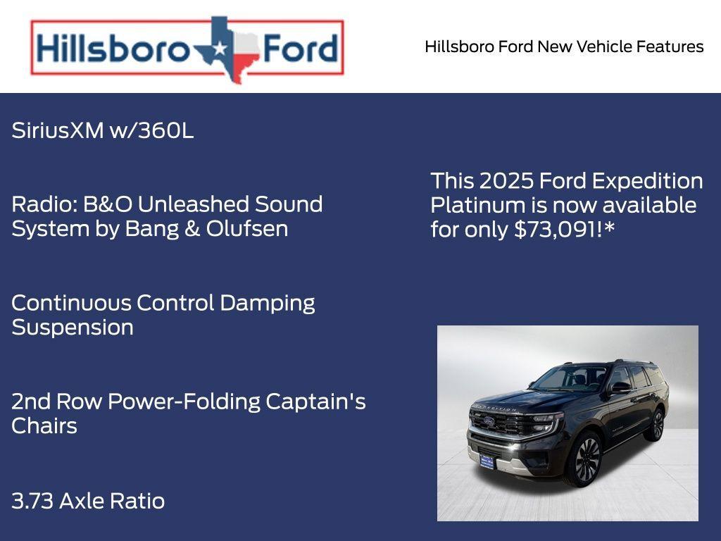 new 2025 Ford Expedition car, priced at $73,091